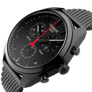  Shop Authentic Tissot T Classic PR 100 Chronograph Black Dial Black Mesh Bracelet Watch For Men - T101.417.33.051.00 - Luxxuri