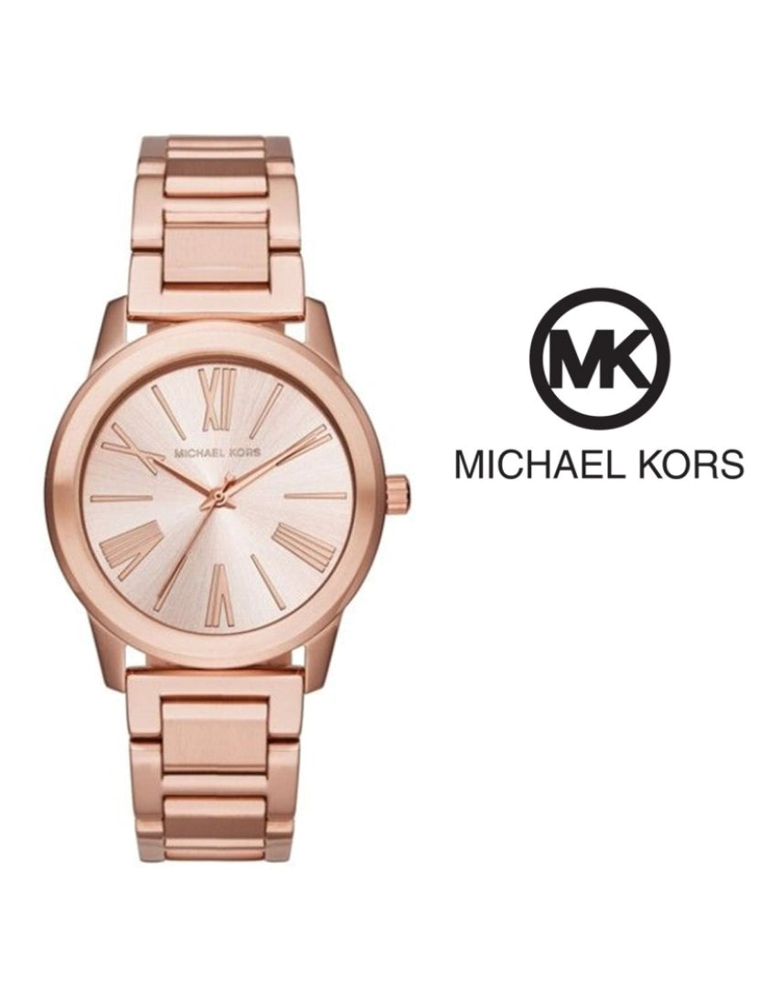  Shop Authentic Michael Kors Hartman Rose Gold Dial Rose Gold Steel Strap Watch For Women - MK3491 - Luxxuri