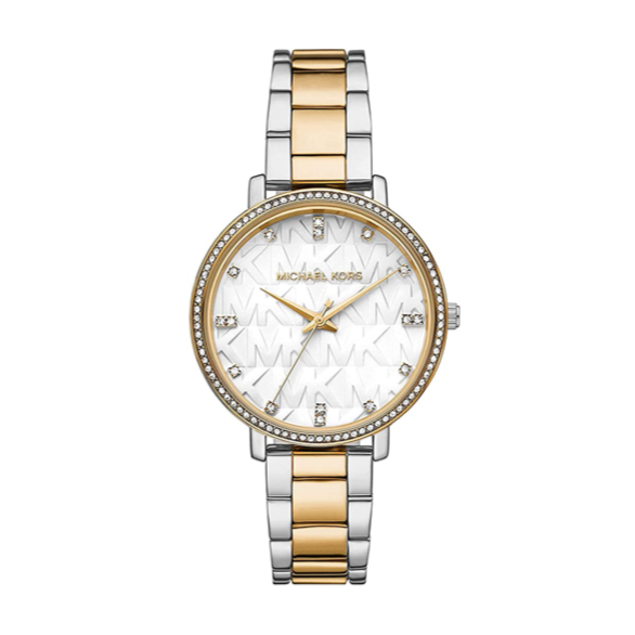  Shop Authentic Michael Kors Pyper Three Hand White Dial Two Tone Steel Strap Watch For Women - MK4595 - Luxxuri
