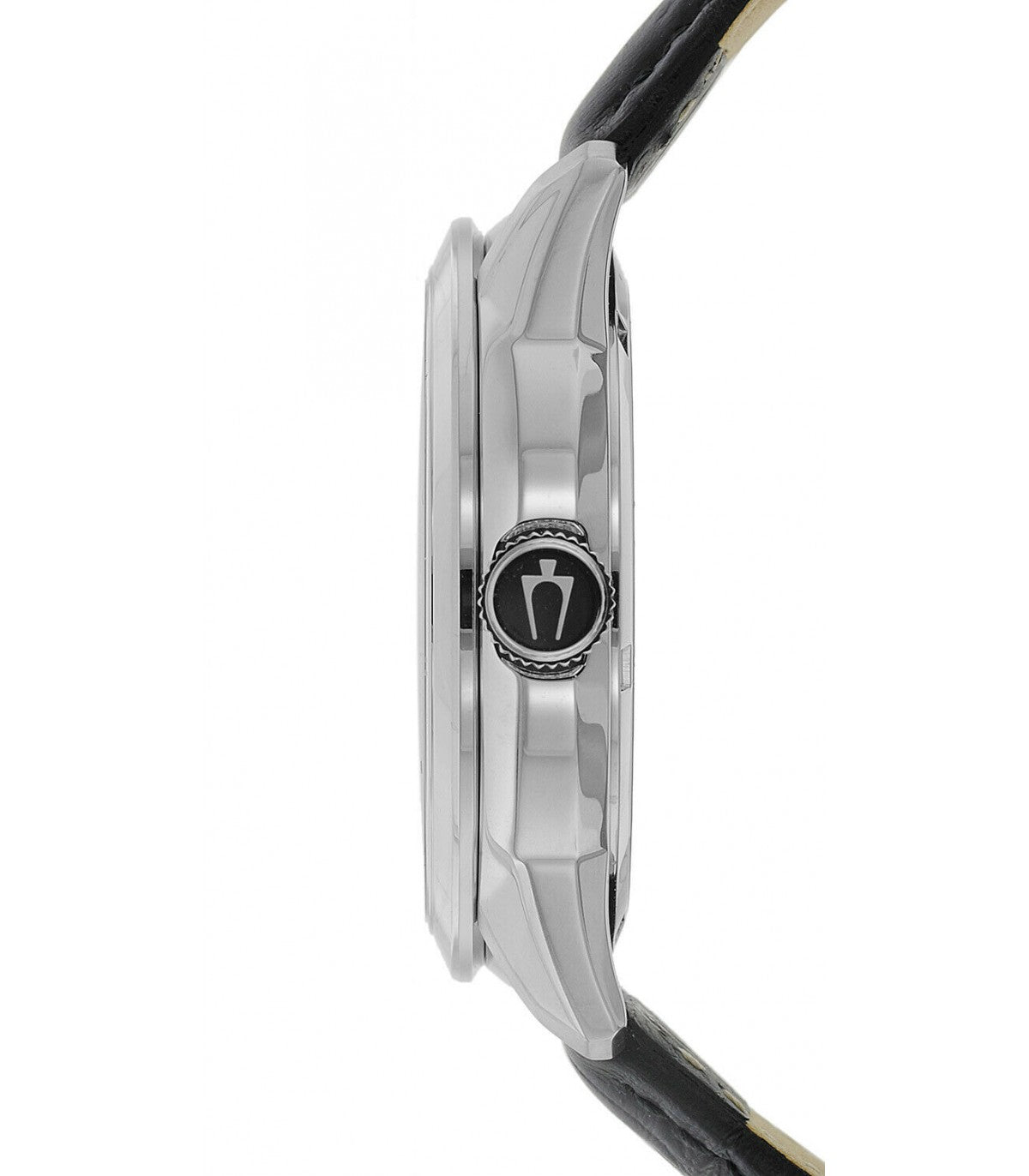  Shop Authentic Bulova BVA Classic Automatic Silver Dial Black Leather Strap Watch for Men - 96A135 - Luxxuri