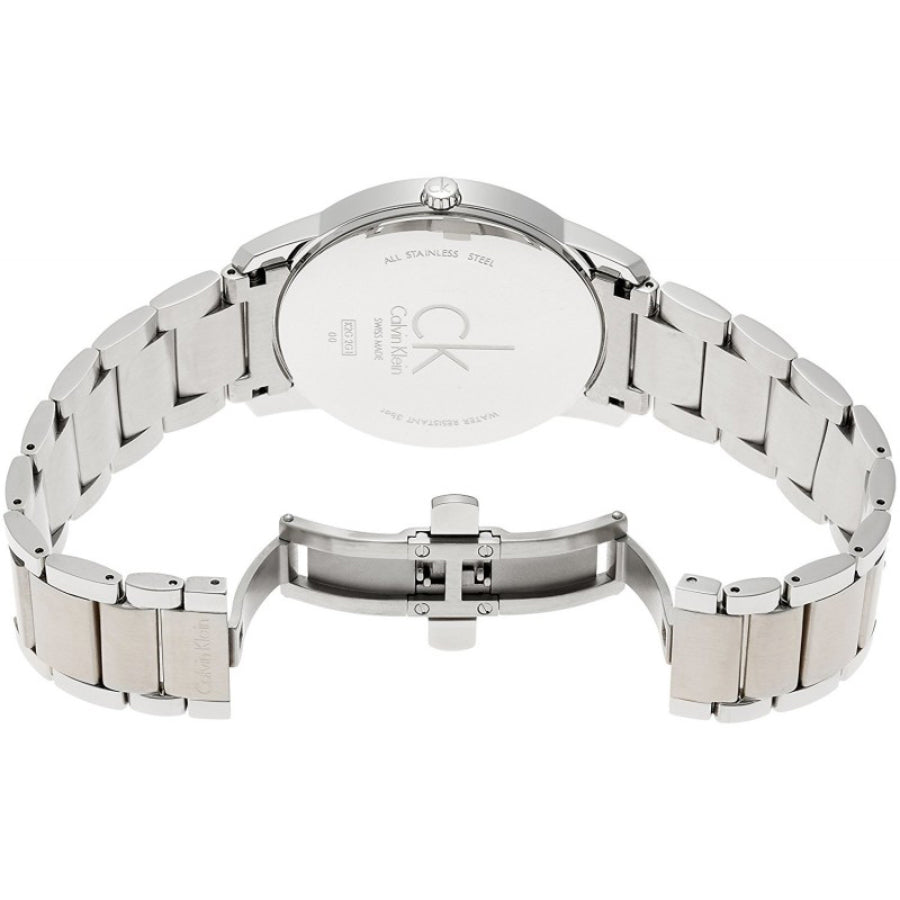  Shop Authentic Calvin Klein City Black Dial Silver Steel Strap Watch for Men - K2G2G141 - Luxxuri