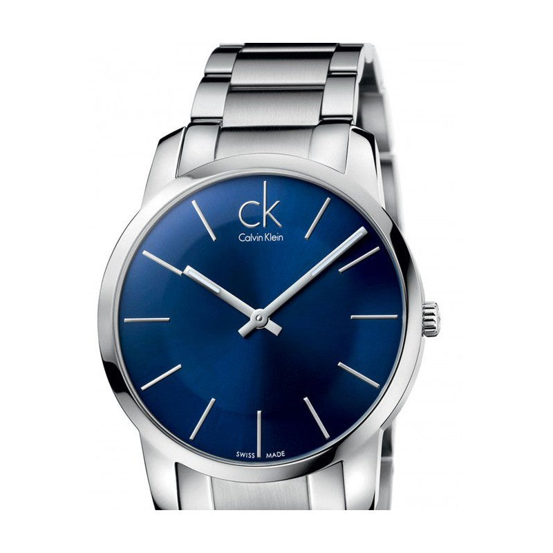  Shop Authentic Calvin Klein City Blue Dial Silver Steel Strap Watch for Women - K2G2314N - Luxxuri