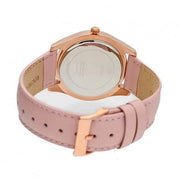  Shop Authentic Guess Wonderlust Beige Dial Pink Leather Strap Watch for Women - W1065L1 - Luxxuri