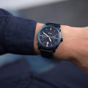  Shop Authentic Fossil Machine Blue Dial Blue Steel Strap Watch for Men - FS5231 - Luxxuri