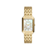  Shop Authentic Fossil Raquel Three Hand Mother of Pearl Dial Gold Steel Strap Watch For Women - ES5304 - Luxxuri