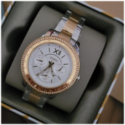  Shop Authentic Fossil Stella Sport Multifunction Silver Dial Two Tone Steel Strap Watch for Women - ES5107 - Luxxuri