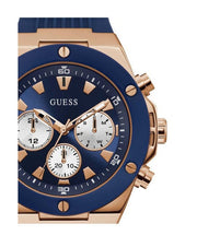  Shop Authentic Guess Poseidon Blue Dial Blue Rubber Strap Watch for Men - GW0057G2 - Luxxuri