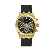  Shop Authentic Guess Continental Black Dial Black Rubber Strap Watch for Men - GW0262G2 - Luxxuri