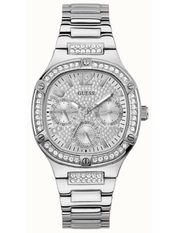  Shop Authentic Guess Duchess Quartz Silver Dial Silver Steel Strap Watch For Women - GW0558L1 - Luxxuri
