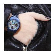  Shop Authentic Guess Sunrise Multifunction Blue Dial Blue Steel Strap Watch for Women - W0448L10 - Luxxuri
