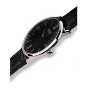  Shop Authentic Hugo Boss Jackson Black Dial Black Leather Strap Watch for Men - 1513369 - Luxxuri