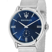  Shop Authentic Maserati Epoca Blue Dial Silver Mesh Bracelet Watch For Men - R8853118006 - Luxxuri