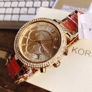  Shop Authentic Michael Kors Parker Gold Dial Two Tone Steel Strap Watch for Women - MK6139 - Luxxuri