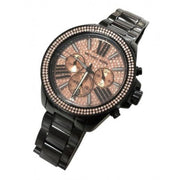  Shop Authentic Michael Kors Wren Chronograph Gold Diamonds Dial Black Steel Strap Watch for Women - MK5879 - Luxxuri