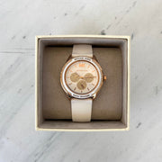  Shop Authentic Michael Kors Quartz Pink Dial Pink Silicone Strap Watch For Women - MK6946 - Luxxuri