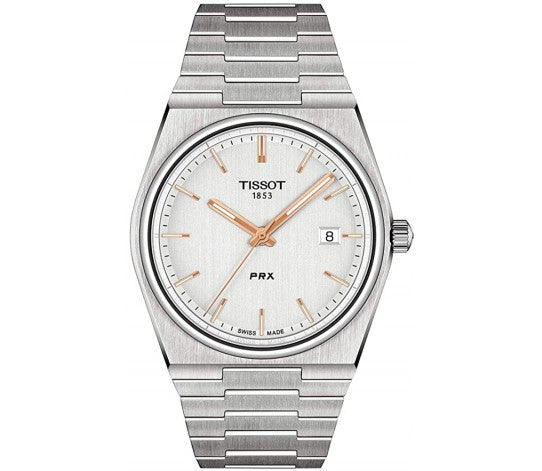  Shop Authentic Tissot PRX Quartz Silver Dial Silver Steel Strap Watch for Men - T137.410.11.031.00 - Luxxuri