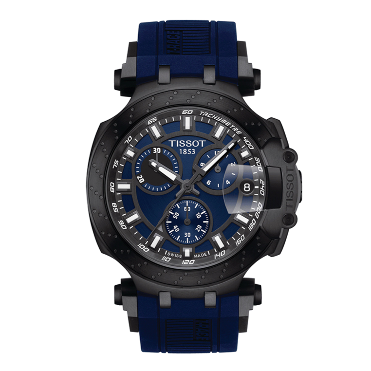  Shop Authentic Tissot T Race Chronograph Blue Dial Blue Silicone Strap Watch For Men - T115.417.37.041.00 - Luxxuri