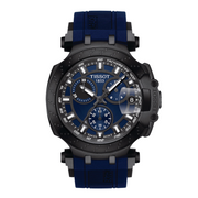  Shop Authentic Tissot T Race Chronograph Blue Dial Blue Silicone Strap Watch For Men - T115.417.37.041.00 - Luxxuri