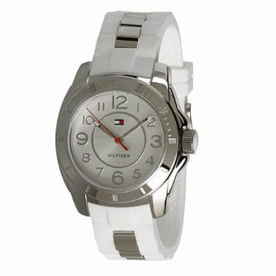  Shop Authentic Tommy Hilfiger K2 White Dial White Rubber Strap Watch for Women - 1781306 - Luxxuri