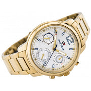  Shop Authentic Tommy Hilfiger Claudia White Dial Gold Steel Strap Watch for Women - 1781742 - Luxxuri