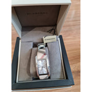  Shop Authentic Burberry The Pioneer Grey Dial Leather Strap Watch for Women - BU9504 - Luxxuri