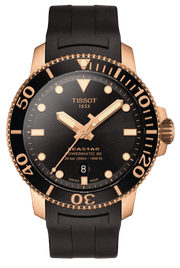  Shop Authentic Tissot Seastar 1000 Powermatic 80 Black Dial Black Rubber Strap Watch for Men - T120.407.37.051.01 - Luxxuri