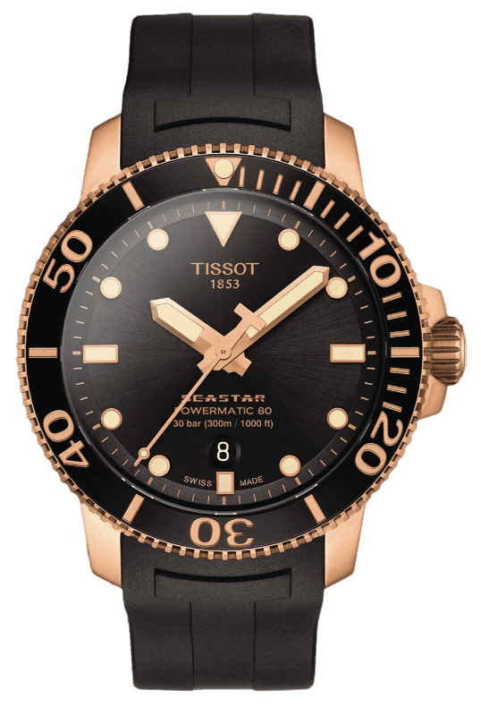  Shop Authentic Tissot Seastar 1000 Powermatic 80 Black Dial Black Rubber Strap Watch for Men - T120.407.37.051.01 - Luxxuri