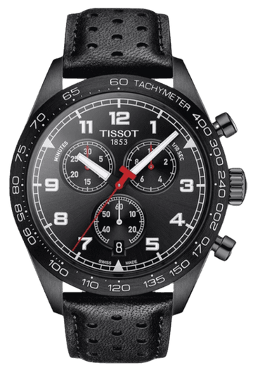  Shop Authentic Tissot T Sport PRS 516 Chronograph Black Dial Black Leather Strap Watch for Men - T131.617.36.052.00 - Luxxuri