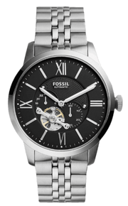  Shop Authentic Fossil Townsman Black Dial Silver Steel Strap Watch for Men - ME3107 - Luxxuri