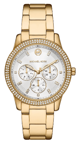  Shop Authentic Michael Kors Tibby Multifunction White Dial Gold Steel Strap Watch for Women - MK6969 - Luxxuri