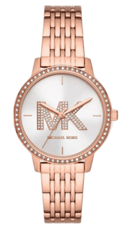  Shop Authentic Michael Kors Melissa Quartz Silver Dial Rose Gold Steel Strap Watch for Women - MK1052 - Luxxuri