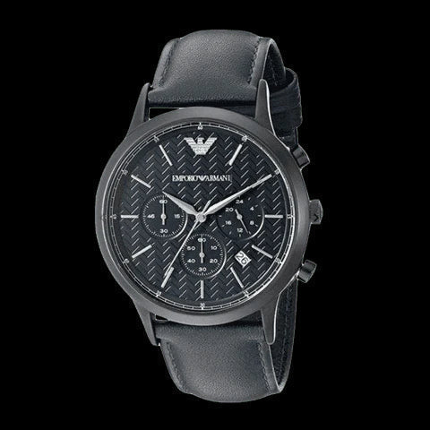  Shop Authentic Emporio Armani Renato Chronograph Quartz Blue Dial Blue Leather Strap Watch For Men - AR2481 - Luxxuri