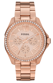  Shop Authentic Fossil Cecile Rose Gold Dial Rose Gold Steel Strap Watch for Women - AM4483 - Luxxuri