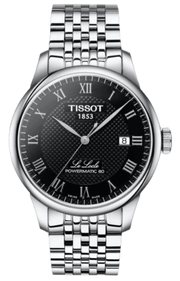  Shop Authentic Tissot Le Locle Powermatic 80 Black Dial Silver Steel Strap Watch For Men - T006.407.11.053.00 - Luxxuri