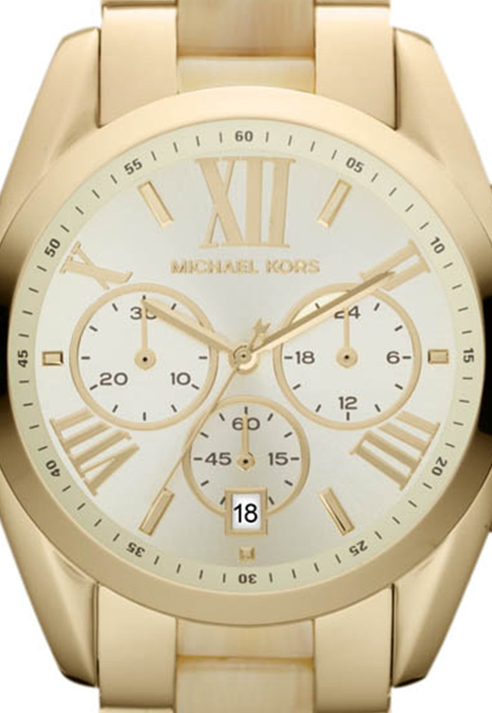  Shop Authentic Michael Kors Bradshaw Gold Dial Gold Steel Strap Watch for Women - MK5722 - Luxxuri