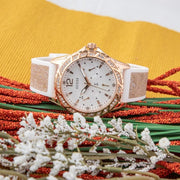  Shop Authentic Guess Swirl Quartz Silver Dial White Rubber Strap Watch For Women - W1096l2 - Luxxuri