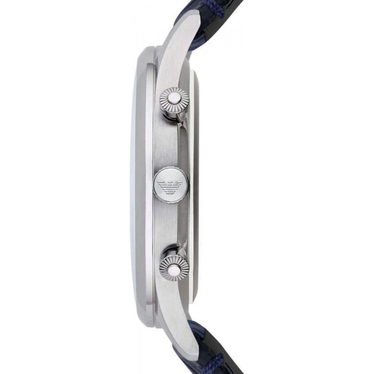  Shop Authentic Emporio Armani Chronograph Blue Dial Blue Leather Strap Watch For Men - AR1889 - Luxxuri