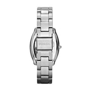  Shop Authentic Fossil Wallace Silver Dial Silver Steel Strap Watch for Women - ES3174 - Luxxuri