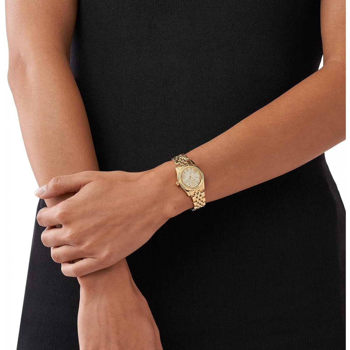 Shop Authentic Michael Kors Lexington Quartz Gold Dial Gold Steel Strap Watch For Men - MK8947 - Luxxuri
