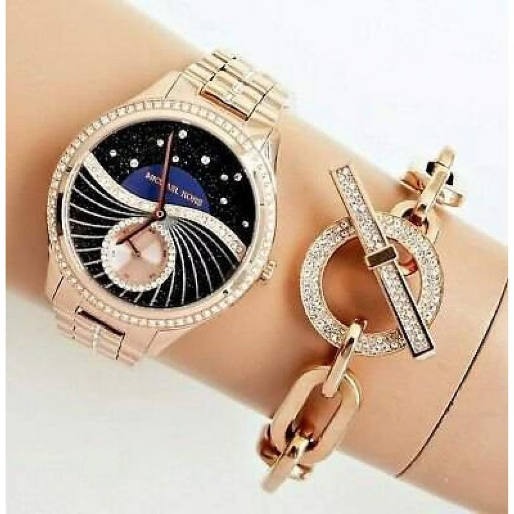  Shop Authentic Michael Kors Lauryn Blue Dial Rose Gold Steel Strap Watch for Women - MK3723 - Luxxuri