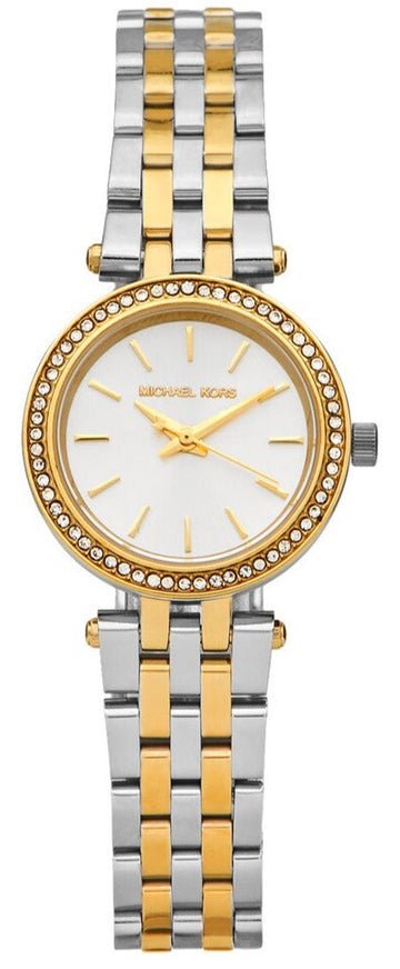  Shop Authentic Michael Kors Darci White Dial Two Tone Steel Strap Watch for Women - MK3323 - Luxxuri