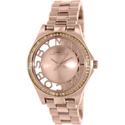  Shop Authentic Marc Jacobs Henry Transparent Rose Gold Dial Rose Gold Steel Strap Watch for Women - MBM3339 - Luxxuri