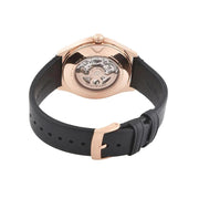  Shop Authentic Emporio Armani Meccanico Black Dial Black Leather Watch For Men - AR60004 - Luxxuri