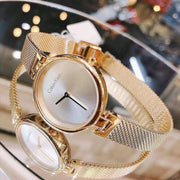  Shop Authentic Calvin Klein Authentic White Dial Rose Gold Mesh Bracelet Watch for Women - K8G23526 - Luxxuri