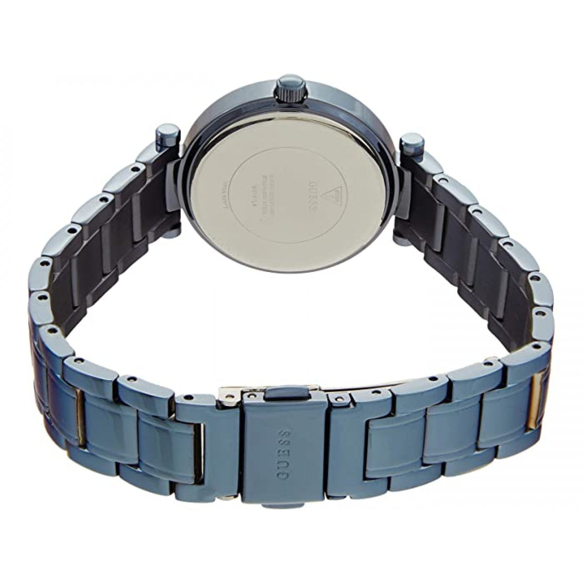  Shop Authentic Guess Park Ave Analog Quartz Blue Dial Blue Steel Strap Watch For Women - W0767L4 - Luxxuri