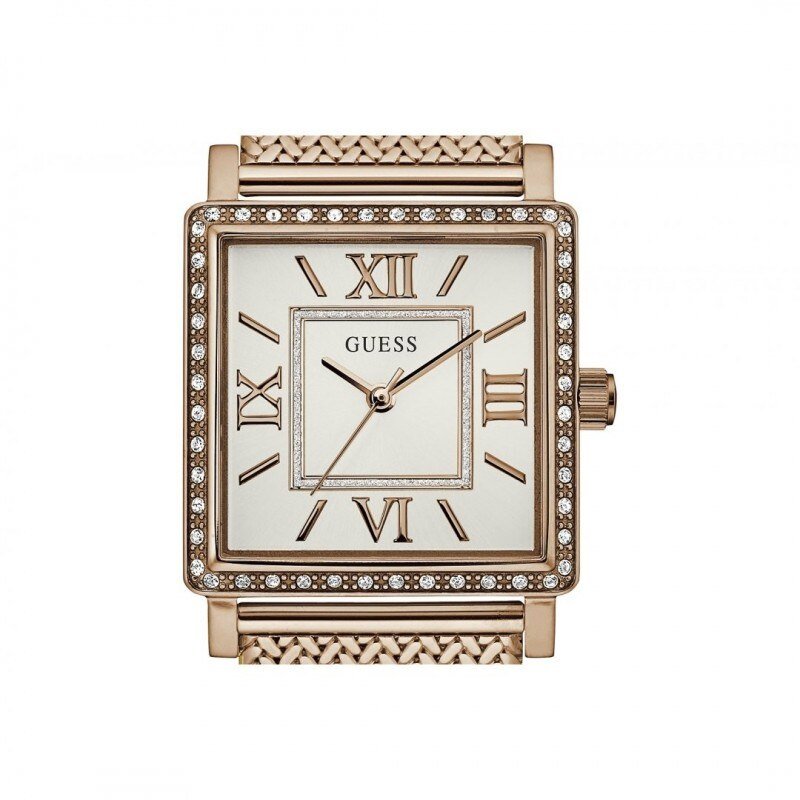  Shop Authentic Guess Highline Off White Dial Rose Gold Stainless Steel Mesh Strap Watch For Women - W0826L3 - Luxxuri