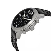  Shop Authentic Fossil Pilot 54 Chronograph Black Dial Black Leather Strap Watch for Men - FS5181 - Luxxuri