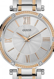  Shop Authentic Guess Park Ave Silver Dial Two Tone Steel Strap Watch for Women - W0636L1 - Luxxuri