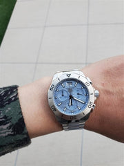  Shop Authentic Tag Heuer Aquaracer Professional 200 Date Blue Dial Silver Steel Strap Watch for Men - CBP1112.BA0627 - Luxxuri