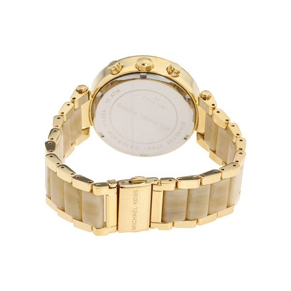  Shop Authentic Michael Kors Parker Gold Dial Gold Steel Strap Watch for Women - MK5632 - Luxxuri